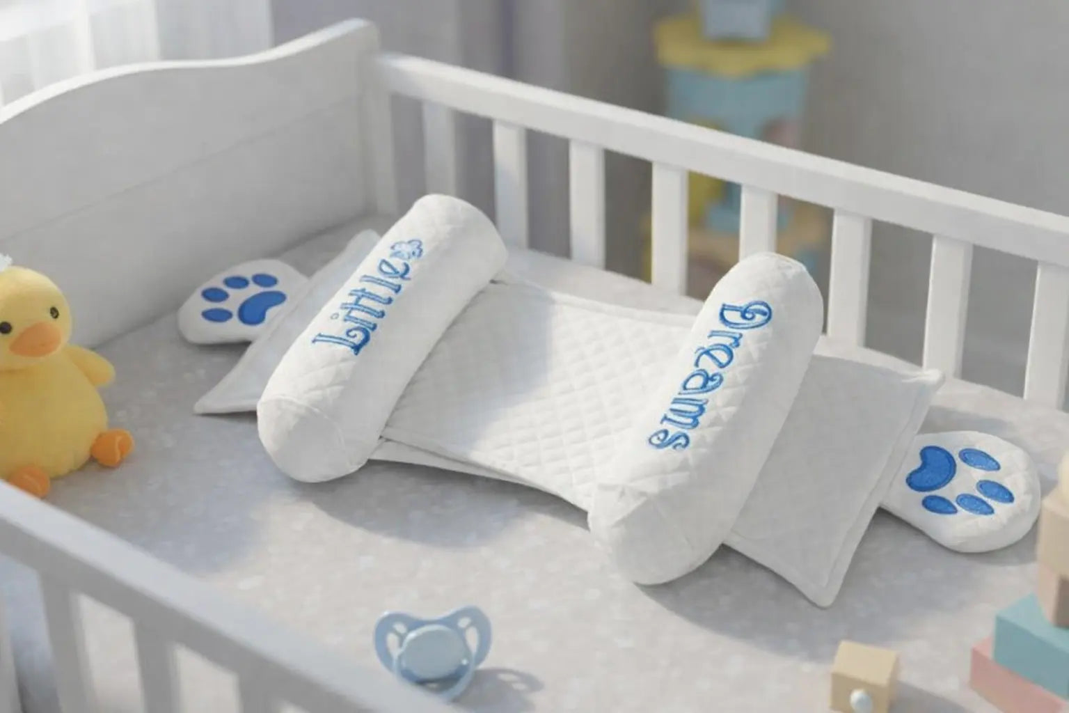 Newborn Cozy Sleep Pillow Set Baby Monkey Punch's Plush